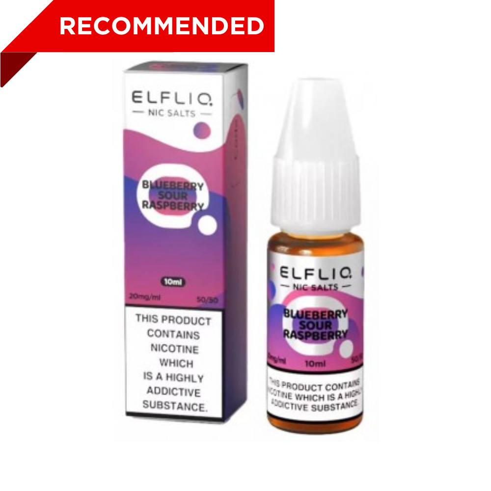 Elf Bar: ElfLiq Blueberry Sour Raspberry 10ml