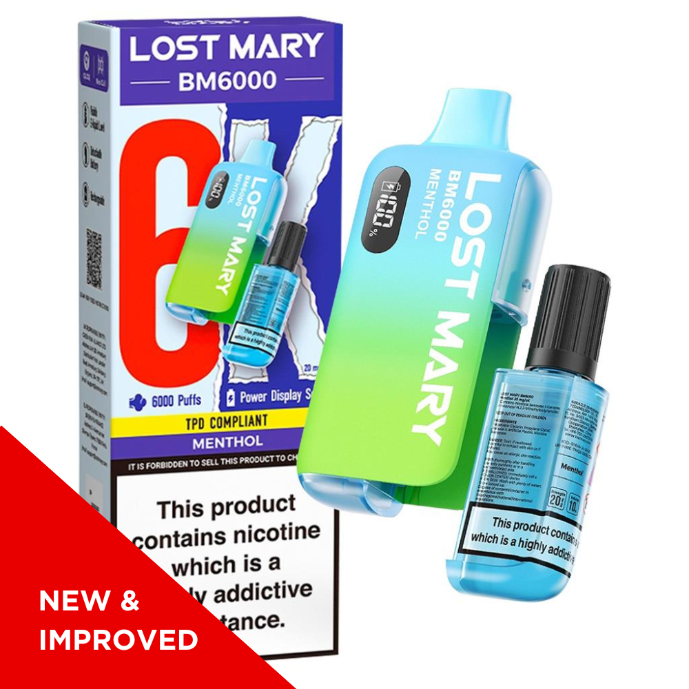 Lost Mary: BM6000 Menthol 20mg