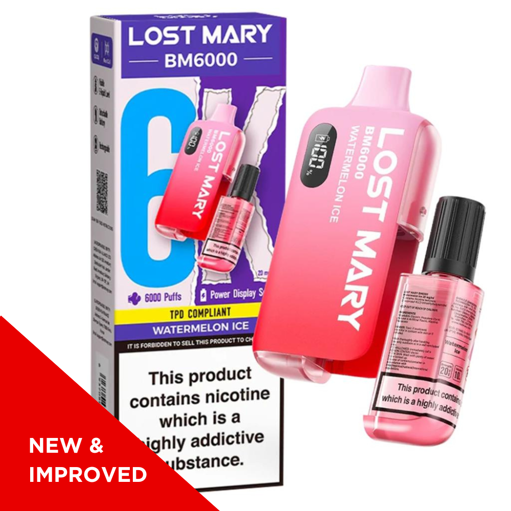 Lost Mary: BM6000 Watermelon Ice 20mg